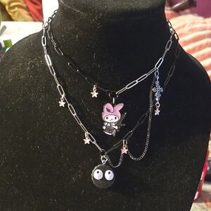 My Melody Multi-Layer Necklace with Cute Charms